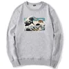 Men's Hoodies Mens Sweatshirts Cartoon The Great Wave Male Brand Tracksuit Casual Harajuku Costume Hip Hop Outerwear Men Pullover
