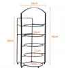 Kök förvaringsrätt rackorganisation multifunktionell fruktdisplayplatta staplad potten mat flera lager magasin artefakt