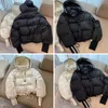 Kobiety Czarna kurtka puffer stroje Kobiety Kurtki Biała kaczka w Down Wave Paras Parkas częściowo odłączane rękawy kamizelki Zgrywanie wysokiej jakości strej streetwear