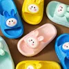 Kids S for Girls Cartoon Animal Bunny Buty Dzieci łazienka domek slajdy przeciwprzepustowe miękki sole nastolatek pantofla 0203