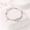 Anklets trend stil turkiska pärlpärlor för kvinnor sandaler pulseras tobilleras mujer pendell anklet armband fot smycken