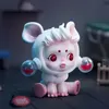 Figurines d'action POP MART Skullpanda, série la jument des animaux, boîte mystère, boîte aveugle, cadeau d'anniversaire mignon, 1 pièce, 12 pièces, 230203