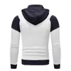 Herrtröjor tröjor Autumn Winter Jacket Slim Fit Hooded Zipper Male Solid Cotton Thick Warme Men Cloths Tops MWW166 230202