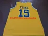 Custom Men Youth women Vintage Michigan Wolverines Jon Teske #15 basketball Jersey Size S-4XL 5XL or custom any name or number jersey