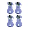 4Pcs Easter Bunny Felt Cutlery Holder Bag Happy Easter Decorations Rabbit Shaped Tableware Accessories