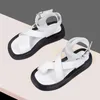 Zomerclip aiyuqi echte lederen teen dames Romeinse vrouwen schoenen muffin sandalen whs mto 230203 625