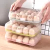 Opslagflessen 15 cel eierdoos karton pp cases koelkastcompartiment container eieren voedsel scherper