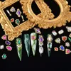 Nagelkunst Kits Luxus Metalllegierung Gold Rassonstone Charms Gems Dekoration Kristalle Diamanten Nägel Schmuck für DIY Crafts Artnail