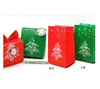Juldekorationer 100 st / 250st plastiska presentpåsar träd snöflinga förpackningspåse godis lådor bröllopsfest dekor