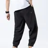 Pantalons pour hommes Harem Streetwear Joggers décontractés Pantalons de survêtement pour hommes Taille élastique Straigh Cheville-longueur Neuvième pantalon