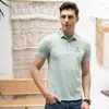 Polo da uomo Moda Polo da uomo Solid Bussiness Camicie da lavoro Marca Manica corta Qualità Para Hombre Fs166