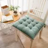 Pillow Korean Style Girl Heart Fashion Solid Color Dining Chair Simple Corduroy Home Decor Seat Pad Thickened Non-slip Mat