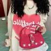 Sacs de soirée Xiuya Harajuku Vintage Femme Épaule Rose Coeur Rouge Japonais Goth Lolita Sacs À Main Pochette De Téléphone Portable Bourse 230203