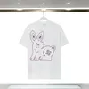 Mens Designer T Shirt Tees Rabbit Print Top Fashion Womens Letter Print Short Sleeve Round Dound Dound Compley XL XXL 3XL