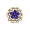 Brooches Exquisite Women Flower Hollow Crystal Pin Fashion Trendy Rhinestone Shiny Boutique Badges For Lady Wedding Party