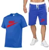 Tute da uomo Tuta da corsa Pantaloncini a maniche corte Tuta da allenamento per basket T-shirt ampia ad asciugatura rapida Abbigliamento sportivo da palestra