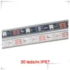 LED -remsor 5m 60 lysdioder / m WS2812B WS2812 Pixlar Vit PCB Vattent￤t WS2811 IC 5050 RGB SMD Digital Color Flexible Strip Light 5V DR DHPIJ