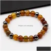 Beaded Men Women Magnet Stone Elastic Rope Beads Bracelets Fashion Vintage Gemstone Bangles Jewelry Wholesale Drop Delivery Dhyfm