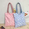 Evening Bags Female Allmatch Shopping Bag Casual Tote Vintage Daisy Flower Women Large Shoulder Student Girls Daily Books Handbags 230203