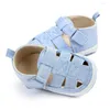 Första vandrare tå stängd Baby Toddler Soft Sole Sandals Breattable Skin Friendly Infant Sandal Shoes Denim Footwear