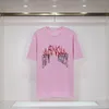 2023ファッションムブロイダープリントTシャツクラシックな有名なデザイナー服デザイン23夏の新しいレター印刷イージーメンズTシャツ男性と女性の同様