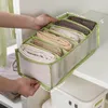 Förvaringslådor underkläderlådor arrangör fällbara garderobskläder avdelare nylon byråutfack lådan set bras strumpor organisation