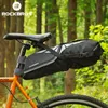 Panniers S Rockbros Bike Waterfroof 8L大容量自転車サドルサイクリング折りたたみ折りたたみ袋MTBロードトランクバイクパッキング0201