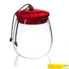 Transparent Glass Bottle Food Storage Jar Big Capacity Container Bottle Kitchen Spice Sealed Cans with Lid