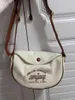 Bolsas de noite Carta Bordado Mulheres Bolsa Crossbody Fashion Corduroy Ladies ombro pequeno ombro vintage Feminino bolsa de bolsa casual