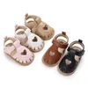 First Walkers 0-18Months Born Baby Girls Sandals Summer Girl Soft Bottom Hollow Breathable Toddler Shoes