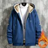 Heren Hoodies 2023 Men Wool Gevotte Sweatshirts Man Winter Warm Fleece Hoody Tracksuit Haperhood Dik M-4XL