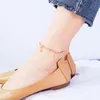 Anklets 운명 여성을위한 사랑 브랜드 여성 숙녀 간단한 스타일 풋 체인 실버 로즈 골드 컬러 패션 보석