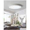 Plafonniers LED Moderne En Alliage Acrylique Rond 5Cm Lampe Super Mince.Led Light.Plafonniers.Led Lampe Pour Foyer Chambre Drop Livraison Li Dhoqc