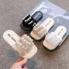 Slipper Fashion Slippers Lace Pearl Decorate Flat Barefoot for Girls Ourdoor Pretty Soft Comfortable Children Toddler Girl Shoes 0203