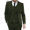 Mens Suits Blazers Bussiess Suit 3 Parça Tweed Halkam Notch Lapel Düğün Damat Smokin Formal Dişlazervestpantlar 230203
