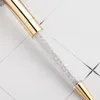 Crystal Ball Pens Ballpen Fashion الكبيرة الأقلامات القلم للماس لمدرسة القرطاسية المدارس