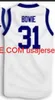 Anpassade män ungdomskvinnor Vintage #31 Sam Bowie Kentucky Wildcats Basketball Jersey S-4XL 5XL Custom Any Name Number Jersey