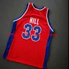 Homens para jovens personalizados Vintage Grant Hill Hill Vintage Red College Basketball Jersey Size S-4xl 5xl ou personalizado qualquer nome ou n￺mero Jersey