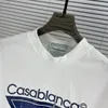 T-shirt Plus da uomo Polo Girocollo ricamato e stampato abbigliamento estivo in stile polare con magliette da strada in puro cotone ws32d Migliore qualità