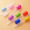 Storage Bottles 10 Pcs Baby Dropper Child Device Silicone Pipette Liquid Food Infant Utensils 5ML