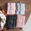 محفظة رفاهية ناعمة من الجلود نساء Hasp Wallet Fashion Tri-Folds Clutch for Girls Coin Presal Card Mostulers Bage Female Money Bage