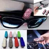 インテリアアクセサリーカー車両サンバイザーサングラス眼鏡眼鏡ガラスカードチケットホルダーケース