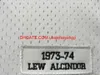 خمر 1973-74 Lew Alcindor #33 كرة السلة Jersey Size S-4XL 5XL مخصص أي اسم رقم قميص