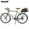 Panniers S Rhinowalk Bicycle Trunk 12L Pannier Big Capacity Cycling Bike Rack Bakre sadelväska med regntäcke MTB Road 0201