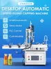 ZONESUN ZS-AFC1S Filling Capping Machine Magnetic Pump Packaging Bottle Liquid with Turntable Conveyor Small Production Line