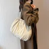 Sac à auvent décontracté pour femmes grande capacité une épaule shopping fourre-tout coton doux Nylon cireux Super léger sacs à main de messager