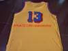 13 Sanfrancisco 1962-63 Wilt Chamberlain College Basketball Jersey Tama￱o S-4XL 5XL Custom cualquier n￺mero de nombre Jersey