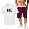 Ensembles de survêtements d'été pour hommes Marque de luxe Streetwears Homme Shorts Tees Survêtements Sportswears Tenues décontractées Homme Vêtements surdimensionnés