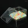 Förvaringsflaskor 3st Biscuit Box Candy Food Holder Sugar Case Flip Snack Cookies For Kitchen Shop Home