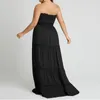 Plus Size Dresses 5XL VONDA 2023 Dress Summer Women Elegant Maxi Sexy Off Shoulder Long Party Robe Femme Bohemian Vestidos